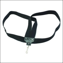 Nylonband 180x4 cm. 1 Karabiner