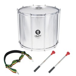 Pack surdo 18" timbra con correa y 2 mazas