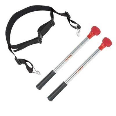 Pack of black strap and 2 clubs for dobra