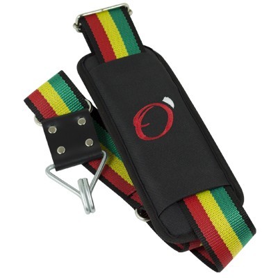 Batucada rasta shoulder bag with shoulder pad