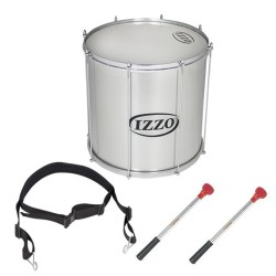 Pack surdo Izzo 18" with strap and 2 mallets