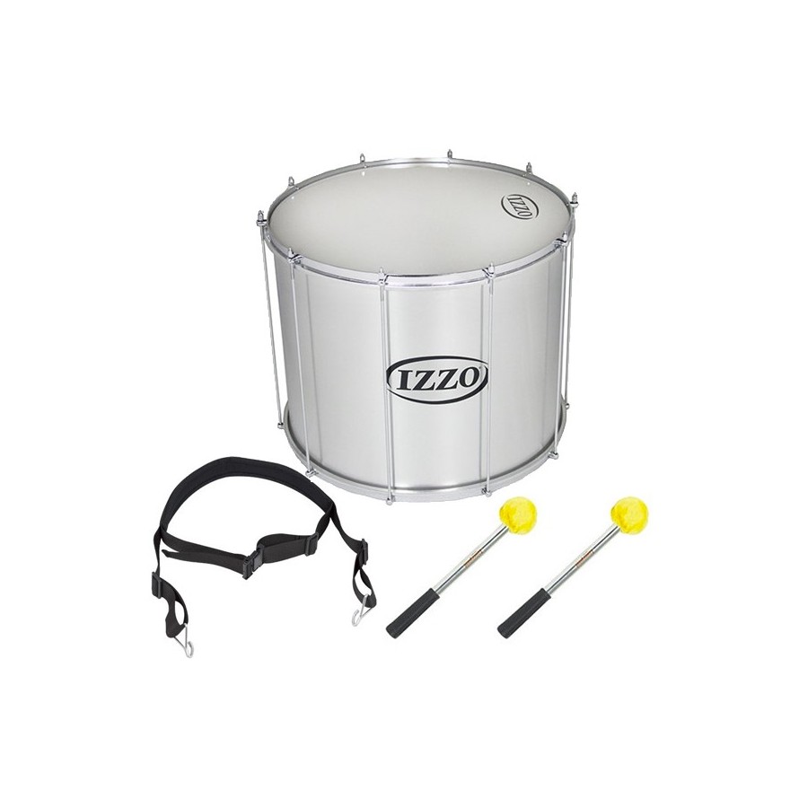 Pack surdo 22" izzo com alça e 2 maltes