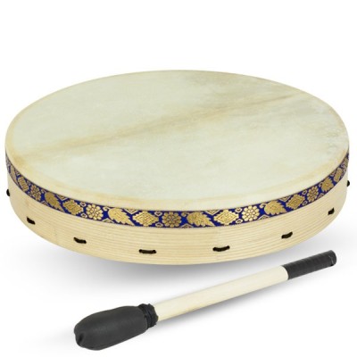 Tambourin chamanique 18 "(45cm) en cuir