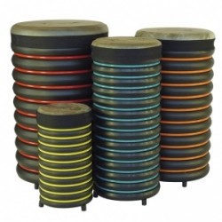 Set of 4 alto trommus drums