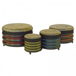 Set of 4 trommus bass drums