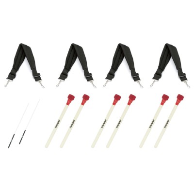 Light accessory pack (4 straps, 6 red surdo mallets and 2 peal drumsticks)