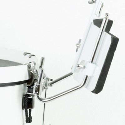 Aluminum snare/tom shoulder strap