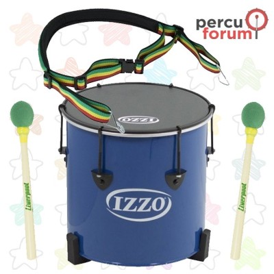 Izzo 12" surdo pack with mallets and strap