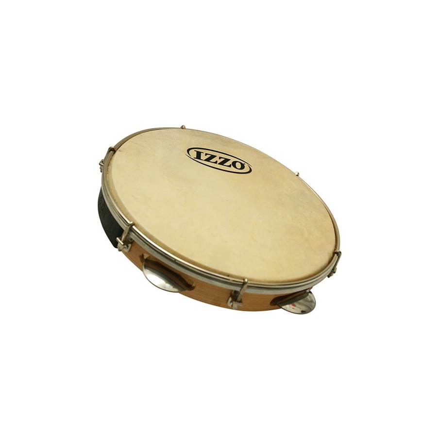 Toppa in pelle Pandeiro 10" Izzo Wood