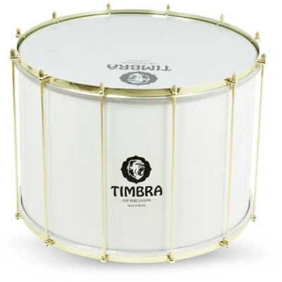 Surdo 22" X40 Cm Blanc Timbra 12-Div. Ti8269 Or