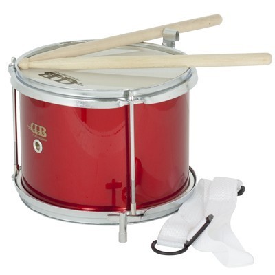 Tambor Infantil 8"x6" Rojo con Baquetas y Correa – DB Percussion