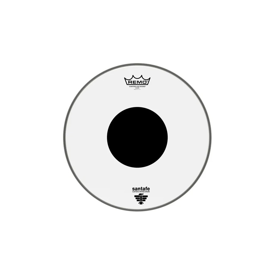 Patch 12" Centre Transparent-Noir 30.5Cm Ref. 11030