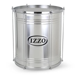 Surdo Izzo 16"x45cm alumínio para batucada com 6 tensores