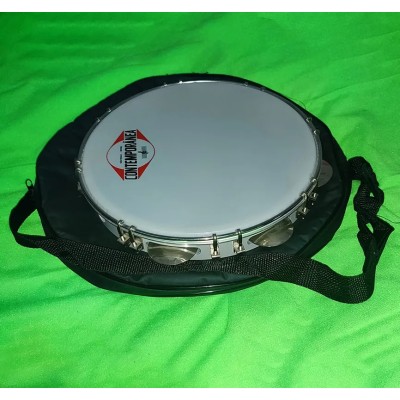 Pandeiro 11" Contemporânea white with case