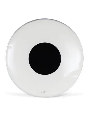 Parche 16" Ut Blanco Centro-Negro