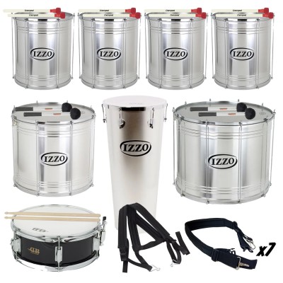 Pack of 8 Izzo samba reggae instruments