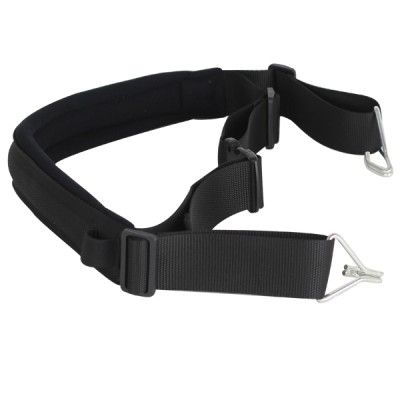 Batucada padded waist belt with black reinforcement