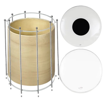 Fabricação de surdo de madeira 20"