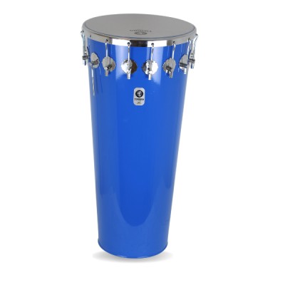 Timbau Timbra 14" x 80cm Bright Blue - Brazilian Timbale with 16 Tension Points