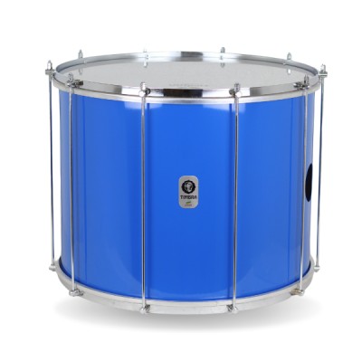 Surdo Timbra 18" x 40 cm Hellblau – Verstärktes Aluminium und Chrom-Hardware