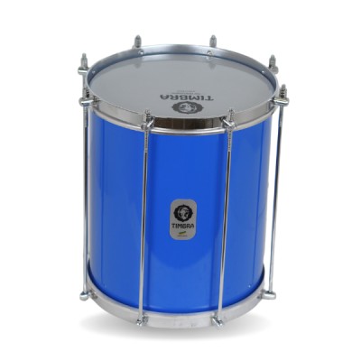 repenique Azul Timbra top percussão 10"x 30cm e 8 hastes tensoras