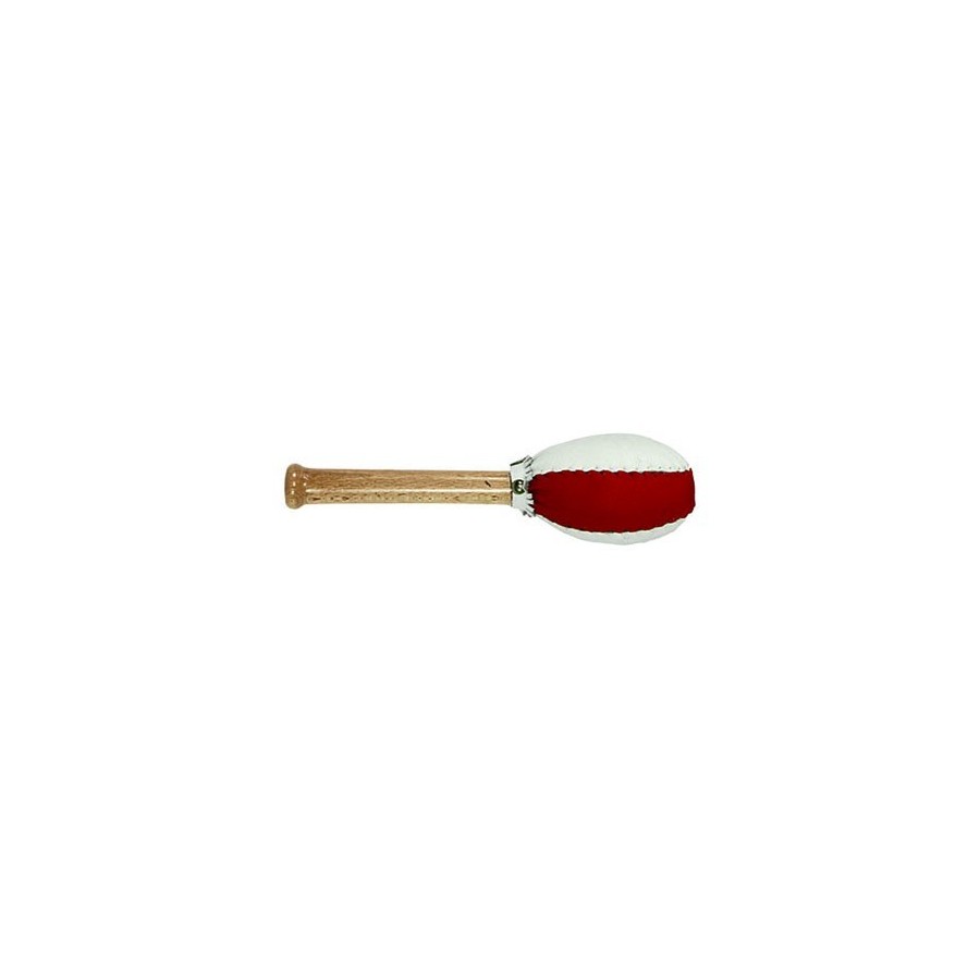 Maillet tambour moyen rouge / blanc réf.02700