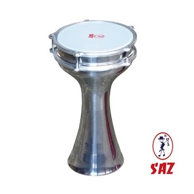 Darbuka en aluminium lisse 20,5cm