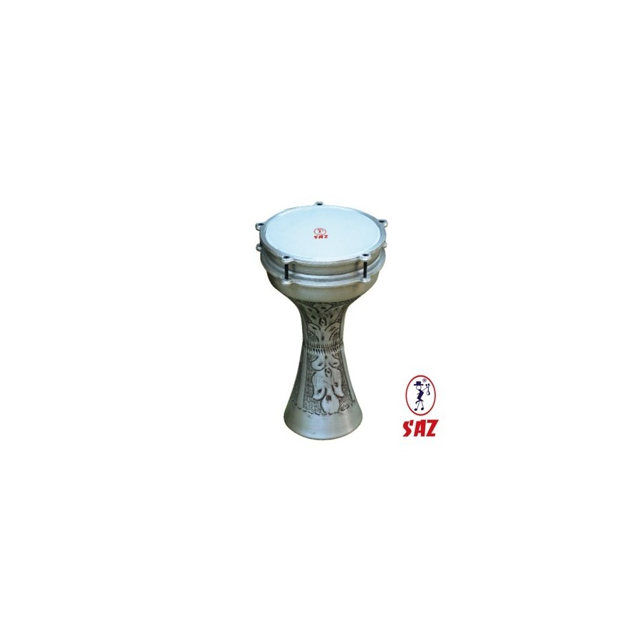 Turkish darbuka engraved aluminum