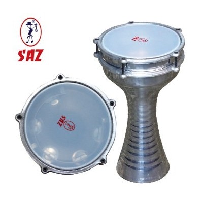 Allume Darbuka turco. girando