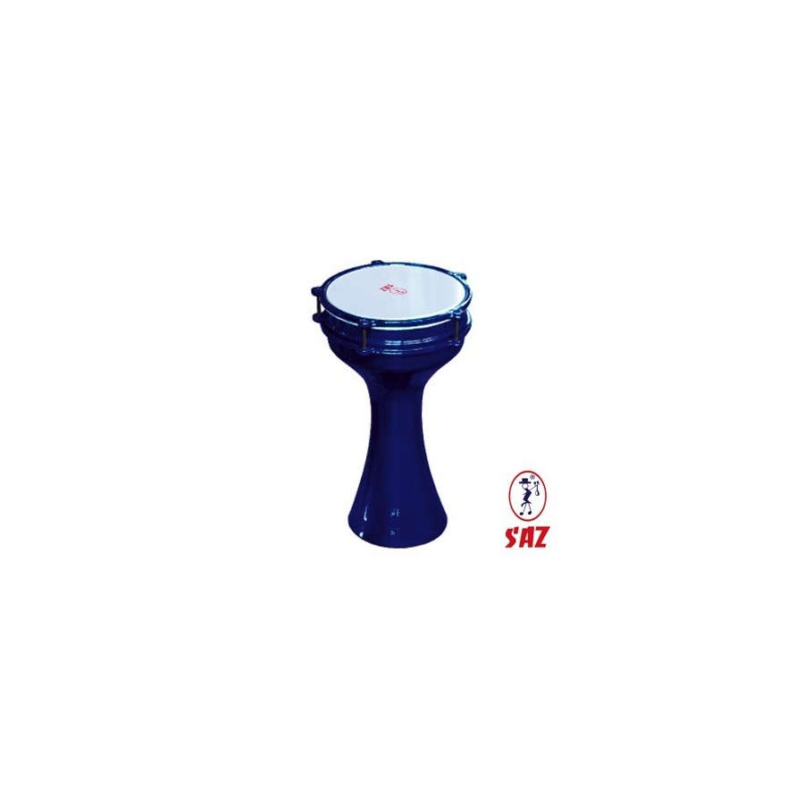 Darbuka turca pintada azul