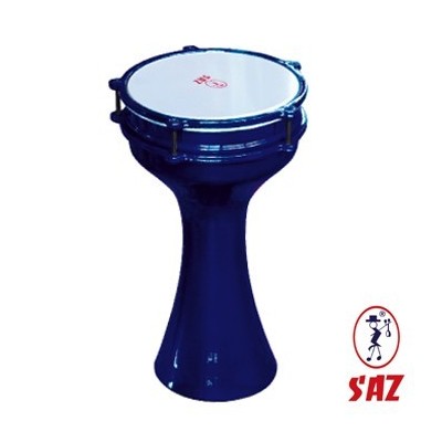 Darbuka turco pintado de azul