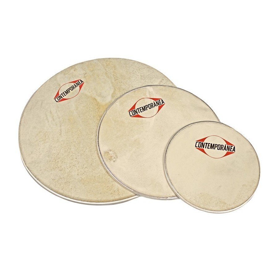 Membrana piel natural 12"