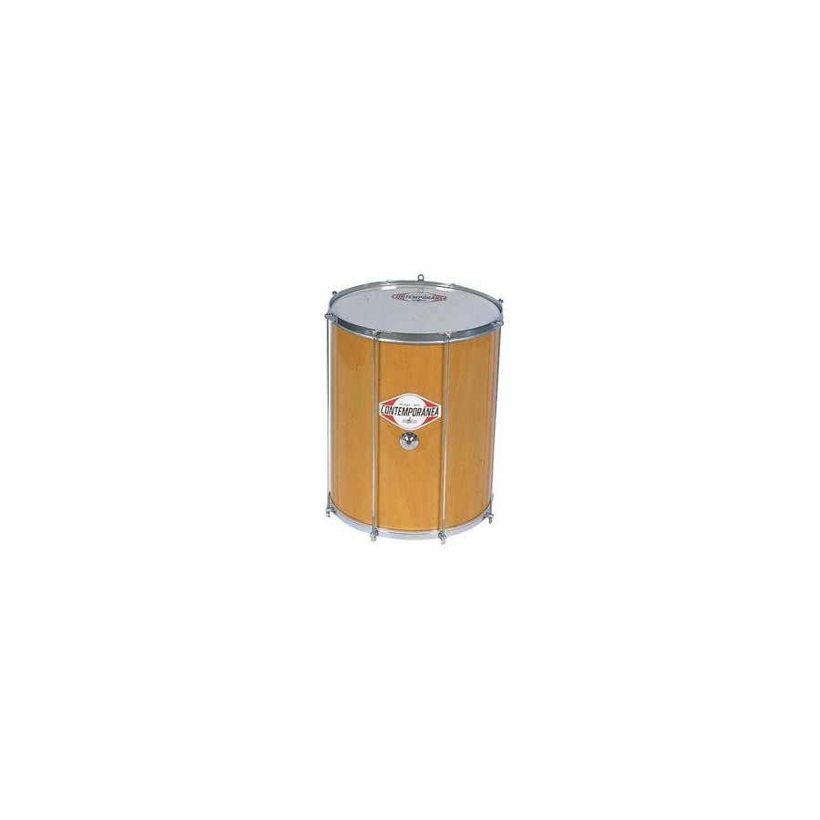 Surdo Contemporânea 14 "x45cm feito de madeira