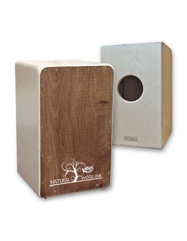 Cajon di flamenco naturale. Linea legno, noce