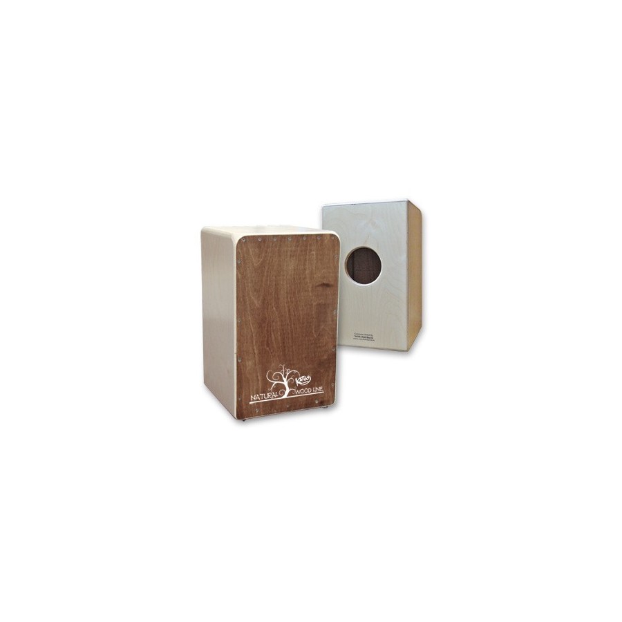 Flamenco cajon nat. Ligne bois, noyer