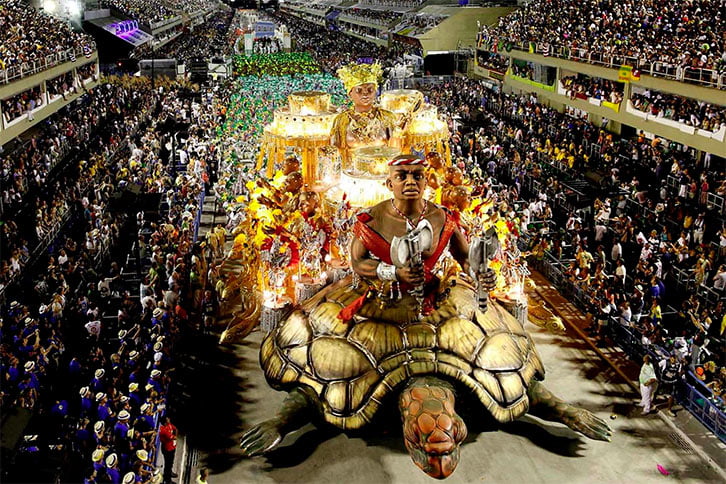 Sambódromo en el carnaval de brasil