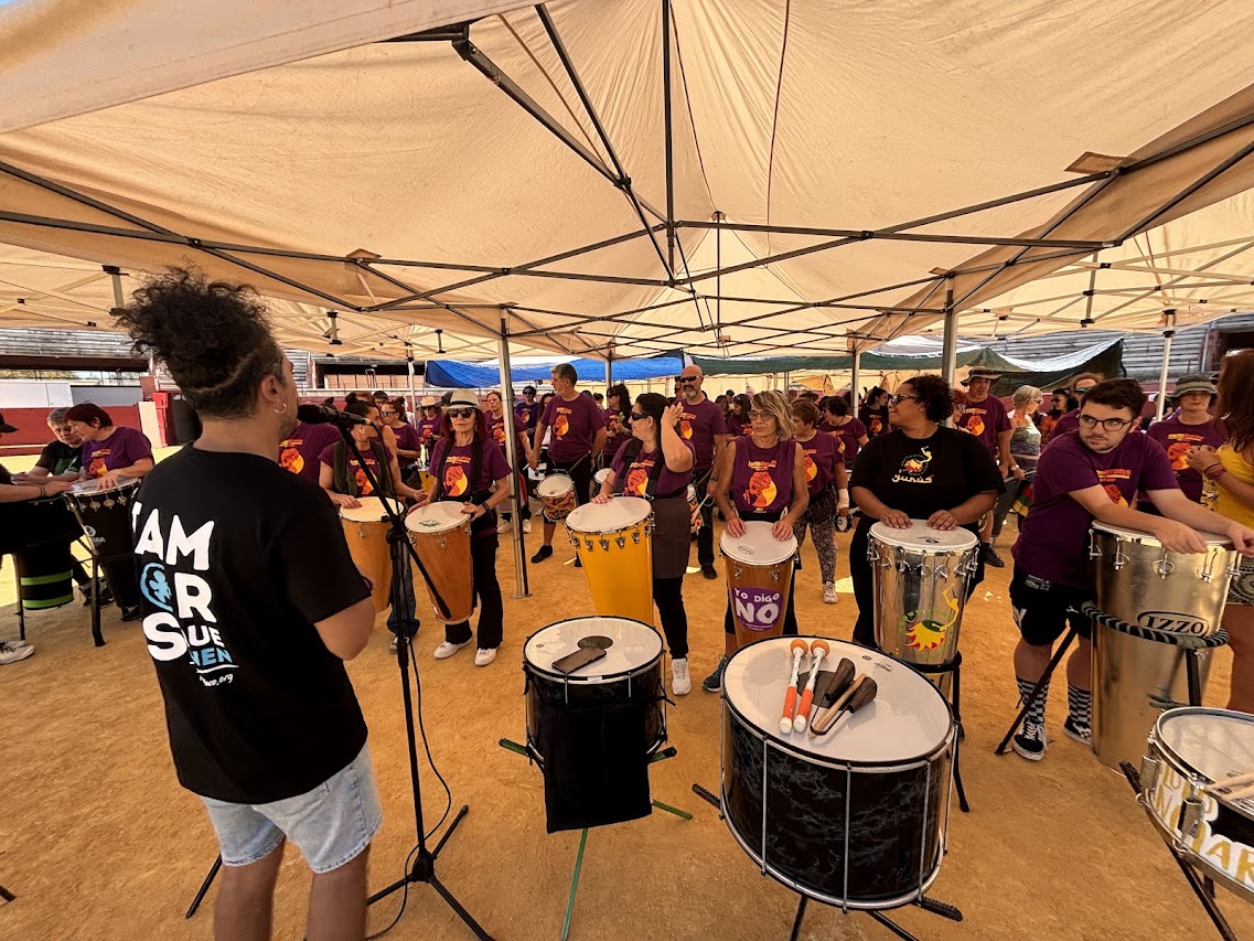 Taller de Felipe Cisternas en ParlaDrums