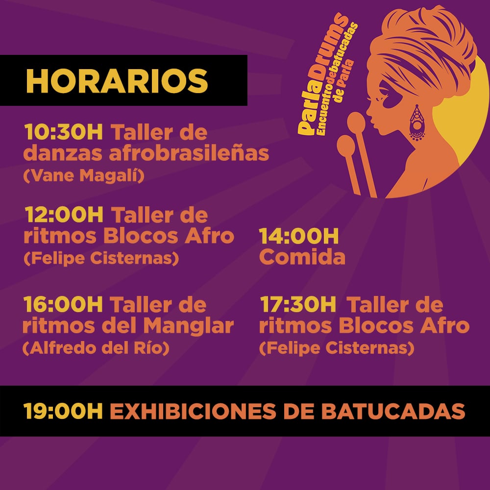 Horarios ParlaDrums